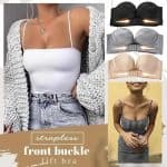 Strapless Front Buckle Lift Bra-Koopje.com