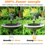 MysticalGarden™ - Fontein Pomp op zonne-energie-Koopje.com