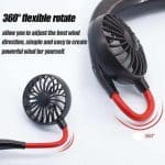 MobiFan™ - Oplaadbare Mobiele Nek Ventilator-Koopje.com