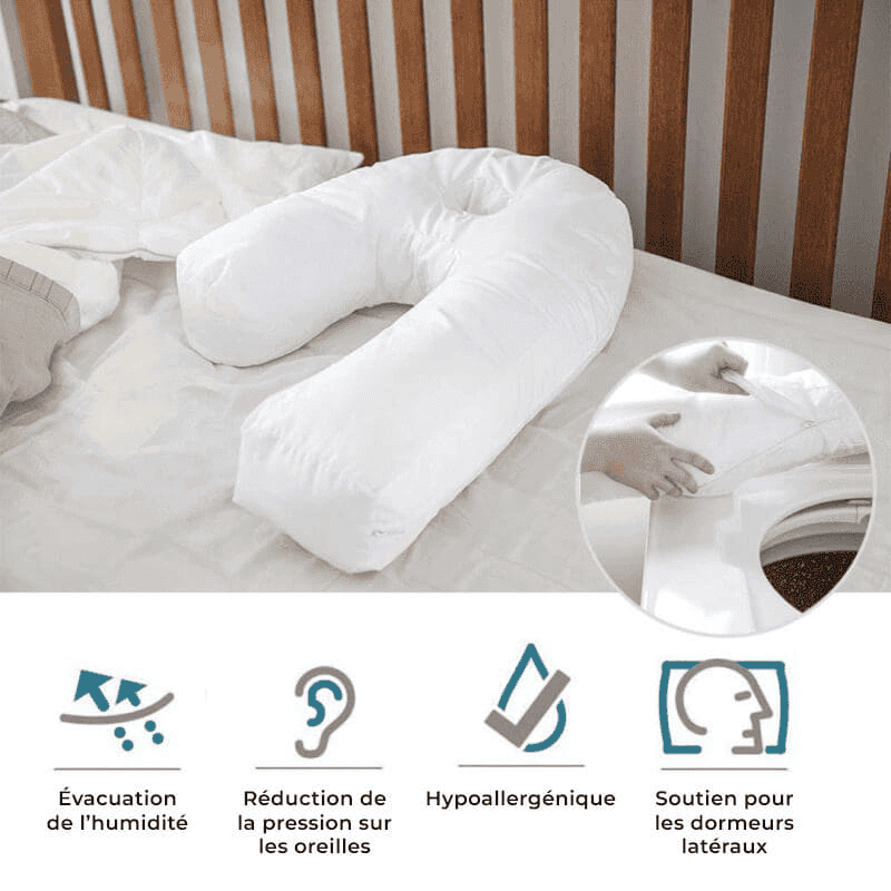 SleepWellness - Housse supplémentaire pour oreiller