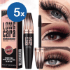 Longcara - Mascara 4D fibres de soie - 5 x Mascara 4D