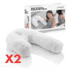 SleepWellness - Oreiller orthopédique pour dormeurs latéraux - 2 x SleepWellness