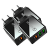 QCharge 3.0 - Chargeur rapide à 4 ports - Offre pack - 3 x QCharge