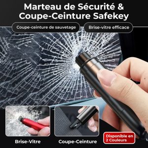 SAFEKEY – Porte-clés marteau de sécurité