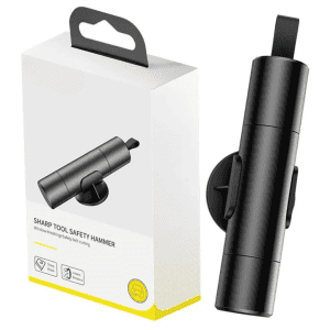 SAFEKEY – Porte-clés marteau de sécurité - Noir