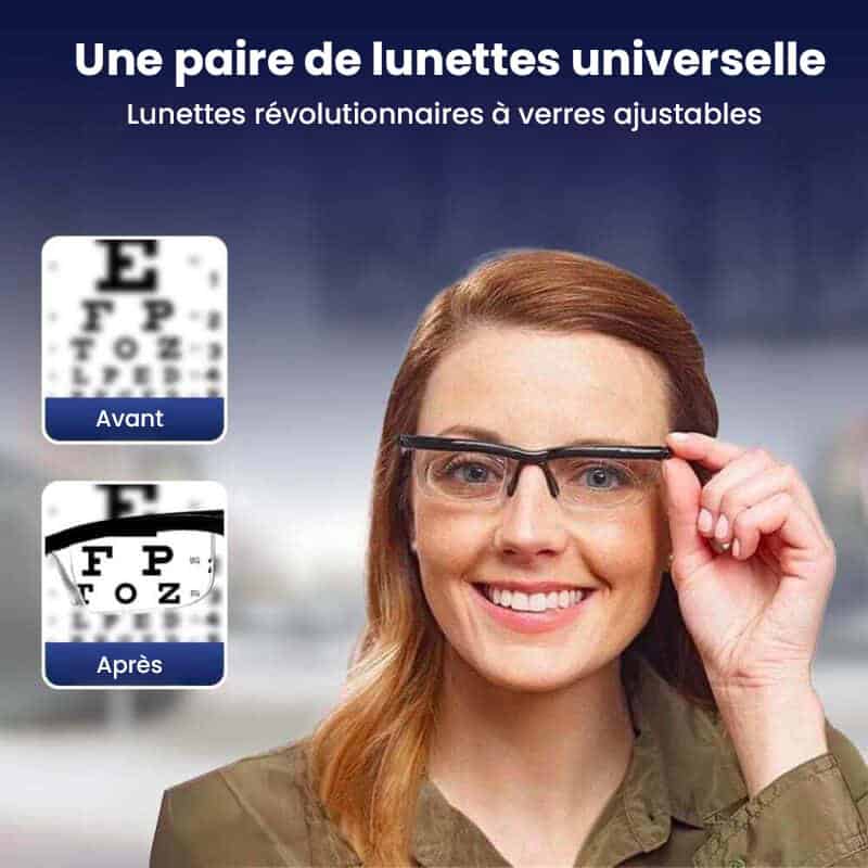 Lunettes réglables SmartVision - Pack avantage