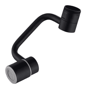 Krivo V2 – Robinet Pivotant Universel à 1080° - Noir