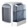 BreezyCool – Rafraîchisseur d’air portable avec eau et filtre 4-en-1 - Gris