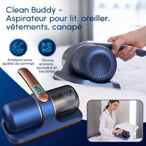 Clean Buddy – Nettoyeur UV anti-acariens et poussière pour lit et canapé