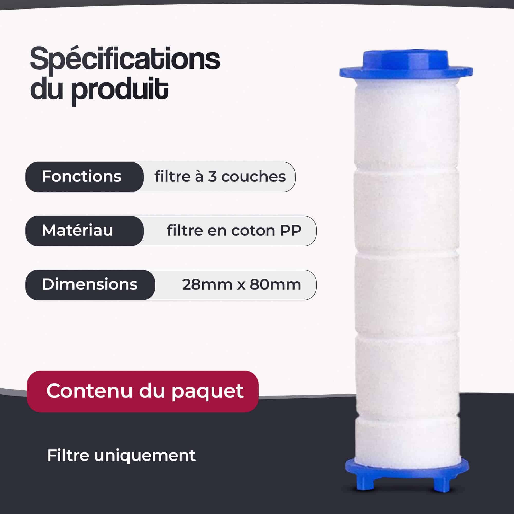 Filtre de Rechange Douche DoonaShower (6)