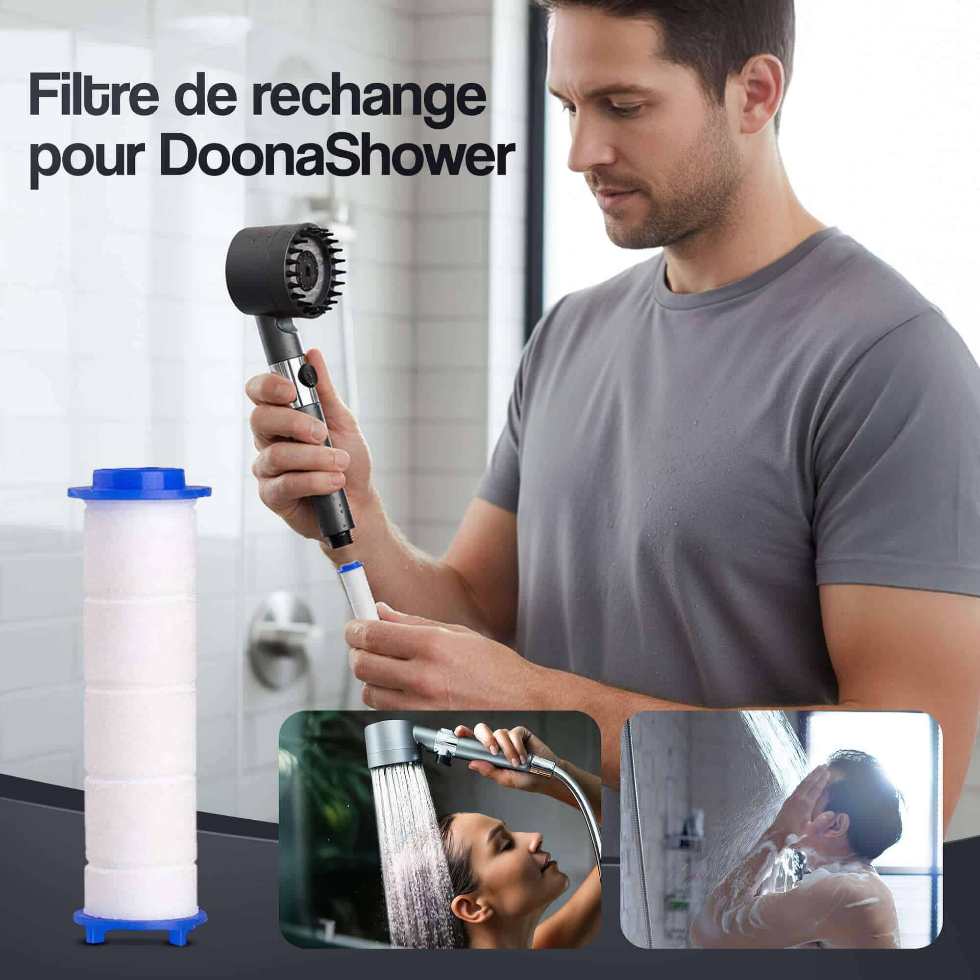 Filtre de Rechange Douche DoonaShower – Eau Pure &amp; Douce