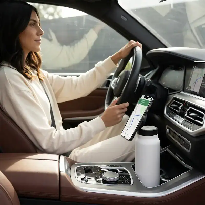 GripSip in gebruik op glas