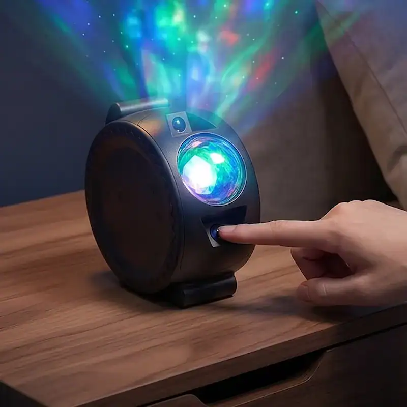 Wrijf NebulaCast over de waas en vlekken