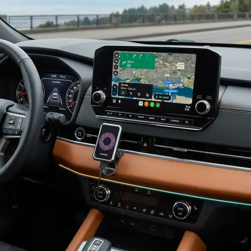 Roadcast Carplay AI Box in gebruik
