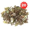 Teckfix Chevilles Pour Cloisons Creuses – Installation Rapide Sans Perçage Ni Dégâts - Lot de 20 pièces