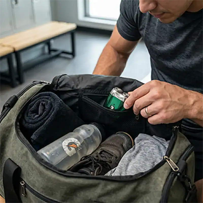 Sportif avec iTurbo Pro après le sport