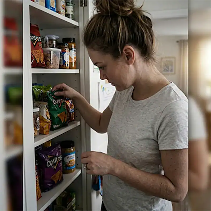 Mère scellant les goûters de ses enfants avec SnapSeal