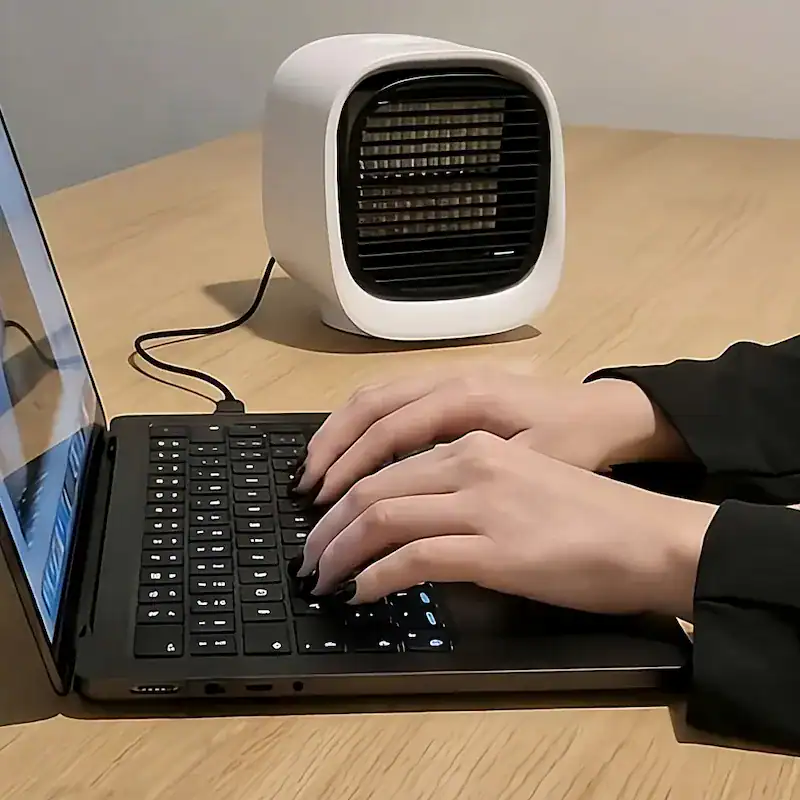 Wrijf AeroMini 2.0 over de waas en vlekken
