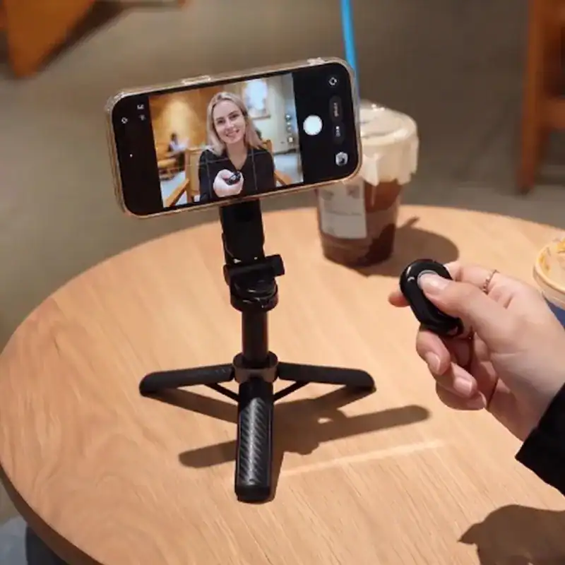 Prendre la photo avec la télécommande Bluetooth du MagStick Pro