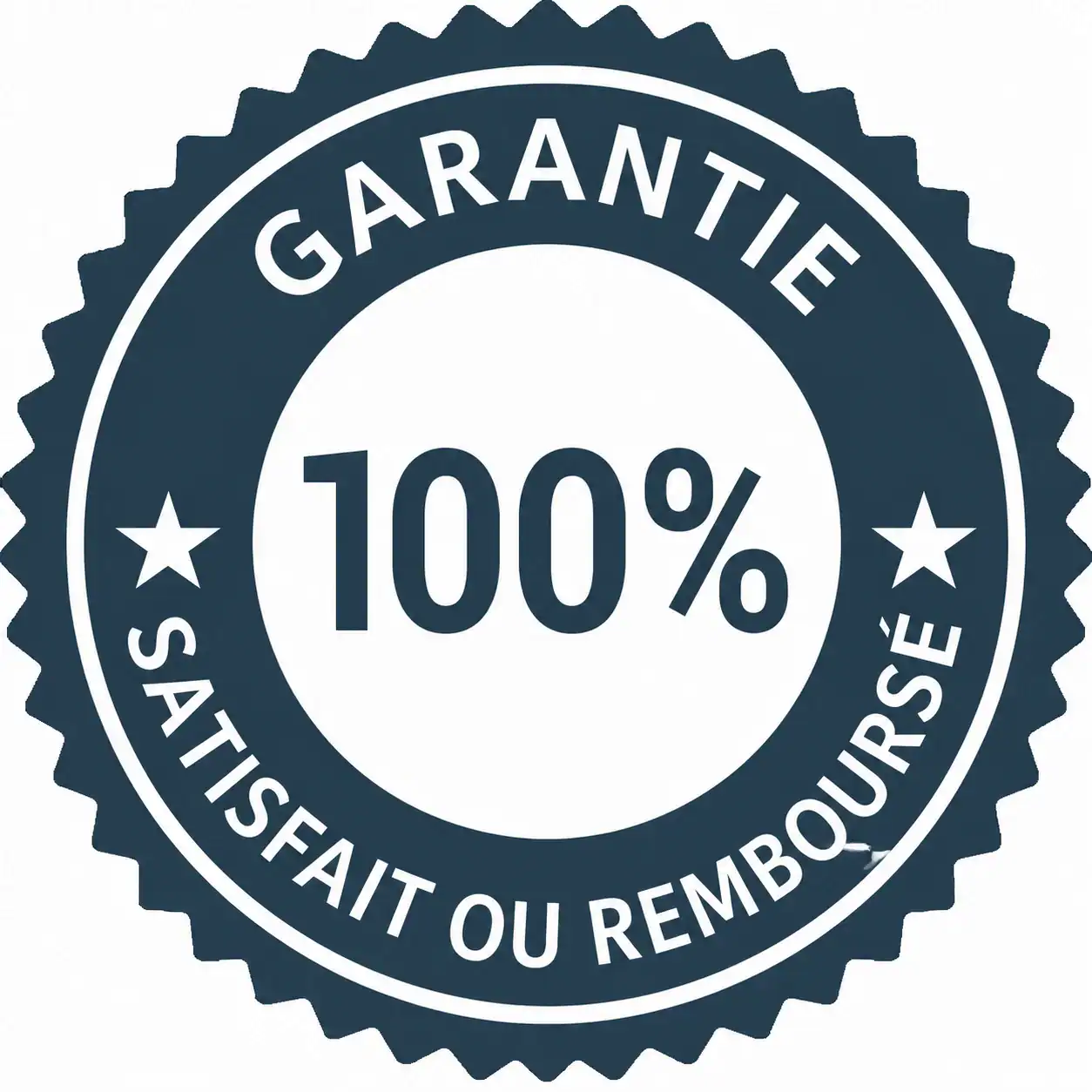Sceau garantie satisfait ou remboursé 30 jours
