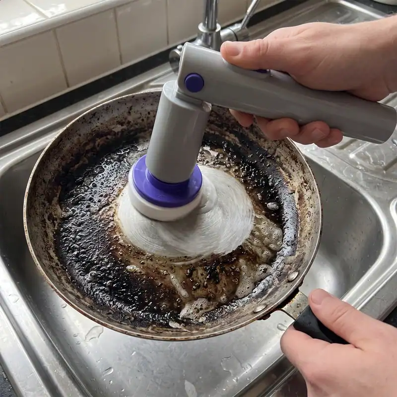 BrushNinja Flex in gebruik op glas