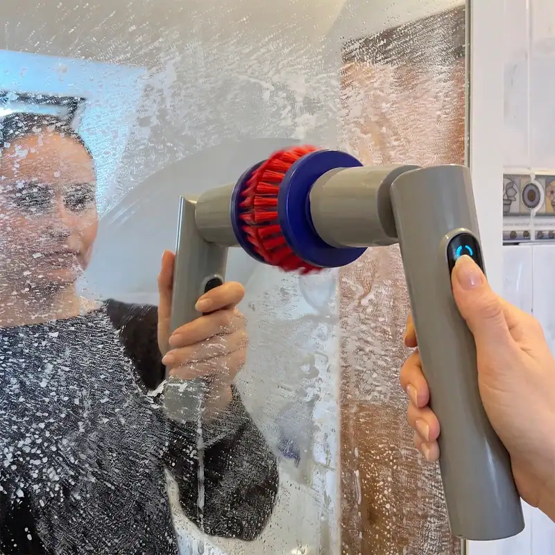 BrushNinja Flex in gebruik op glas